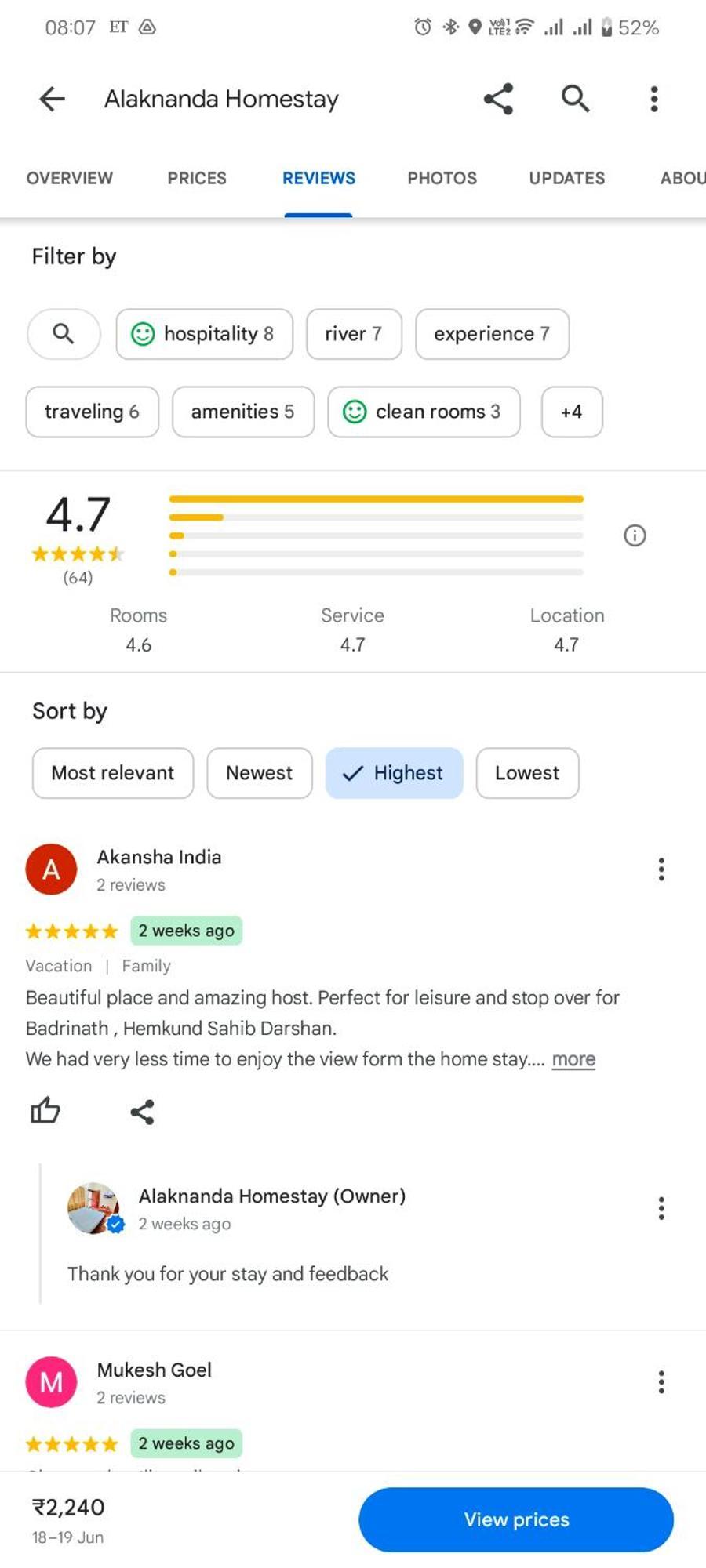 Alaknanda Homestay Karnaprayāg Exterior foto